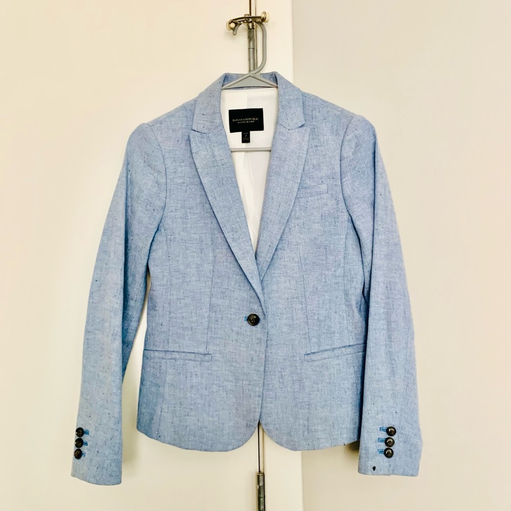Banana Republic Classic Linen Blazer